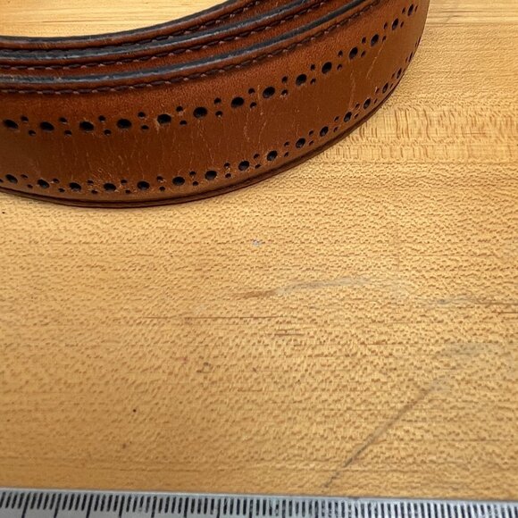 Mens Leather Belt Size 38 - Picture 2 of 12